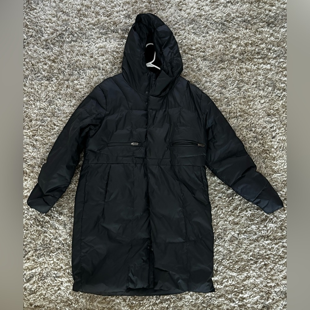 Under Armour Women’s Down Parka Size Large Black Awesome Jacket Coat Puffer